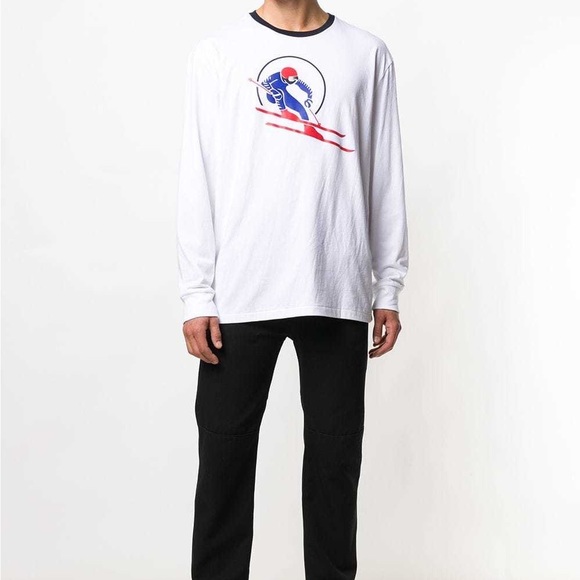 Polo Ralph Lauren Mens Suicide Ski Skiing Shirt L - Picture 1 of 6